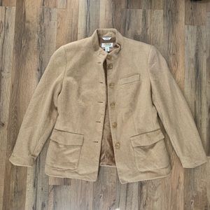 Talbots Pure Camel Hair Tan Blazer
